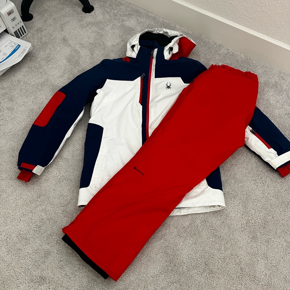 Spyder ski jacket and pants.
